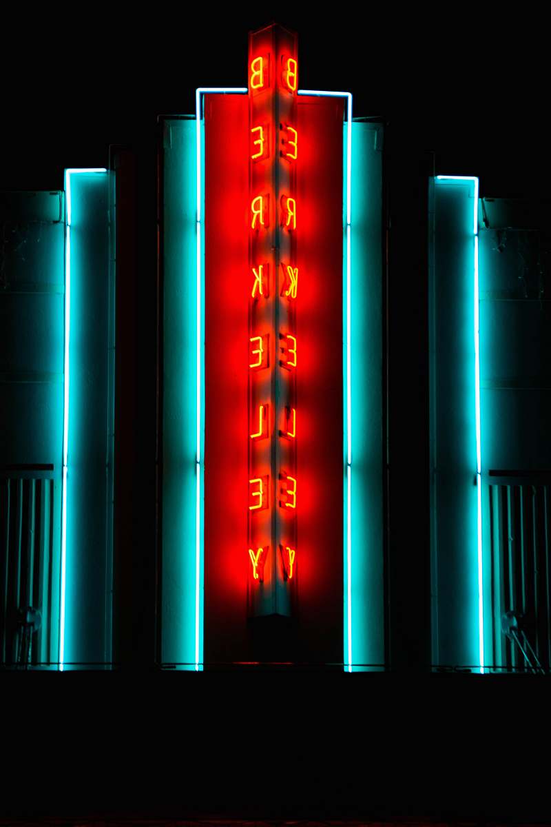 mission bay red neon signage auckland